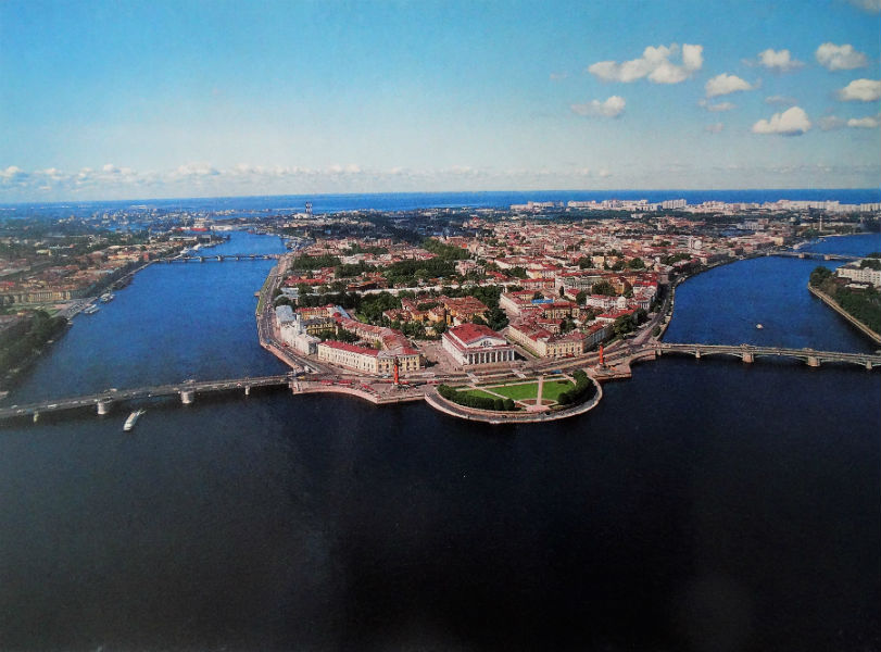 Vista de la isla Vasilievsky